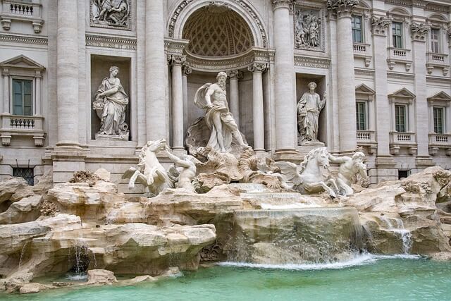 Visiting the Trevi Fountain is one of the tips for visiting Rome on a limited budget
